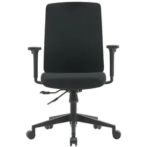 Otáčecí křeslo Popstar Lux látka černá