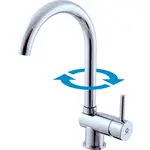 RAV SLEZÁK Seina drezová batéria s otočným ramienkom chróm se908.5/4 SE908.54