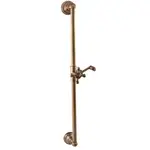 Sprchová tyč RAV SLEZÁK s držiakom sprchy stará mosadz MD0553SM