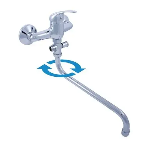 RAV SLEZÁK Sázava vaňová batéria s otočným ramienkom 100 mm chróm SA556.0