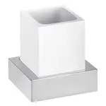 Bemeta Gamma držiak kefiek chróm / biela 145511012