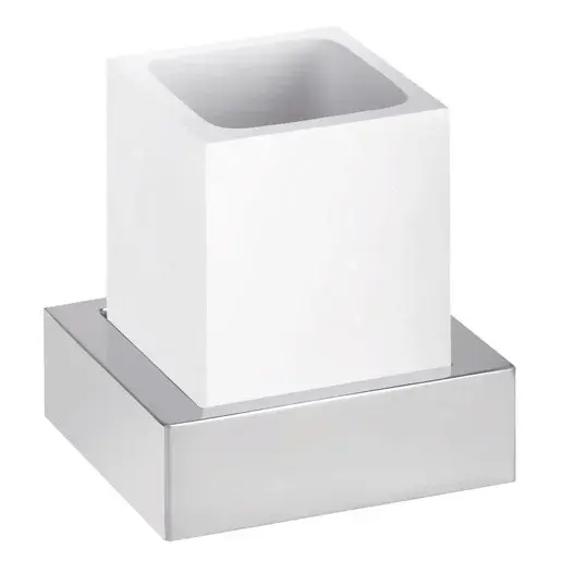 Bemeta Gamma držiak kefiek chróm / biela 145511012