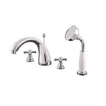 Vaňová batéria RAV Slezák MORAVA so sprchovacím setom chróm MK169.0S