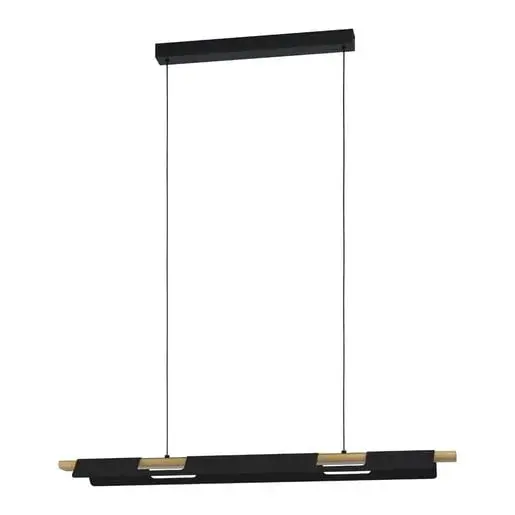 LED závesné osvetlenie Eglo ERMUA čierna 98836