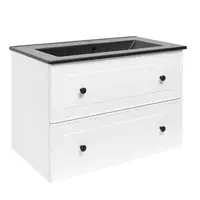 Kúpeľňová skrinka s umývadlom Naturel Forli 80x53x46 cm biela lesk FORLI80BIUC