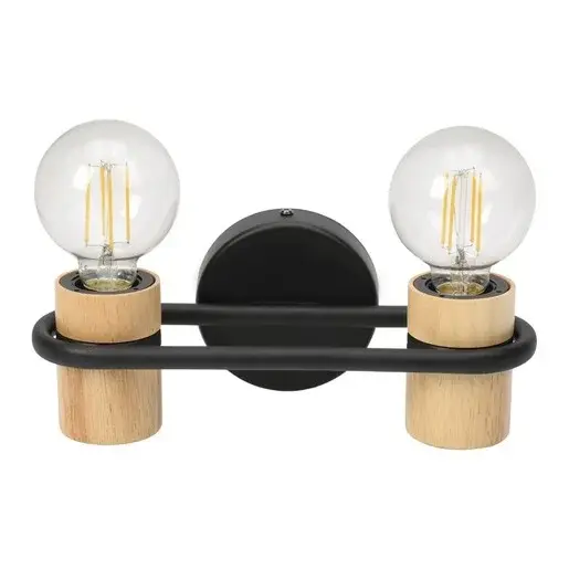 Nástenné svietidlo Eglo CHIEVELEY čierna 43542