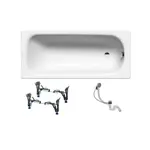 Kaldewei Saniform obdĺžniková vaňa 170x75 cm smaltovaná oceľ ľavá aj pravá KWB3731N