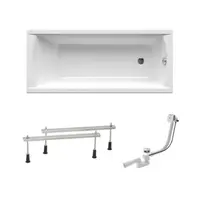 Obdĺžniková vaňa SAT Fusion 170x70 cm akrylát ľavá aj pravá SATVR170APN