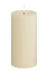 Led sviečka Deluxe Homeart Cream Bloklys 7,5 x 15 cm