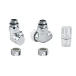 Termostatická sada ISAN uhlová ľavá biela O39BUAL102