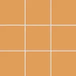 Mozaika Rako Color Two tmavo oranžová 10x10 cm mat GAA0K150.1