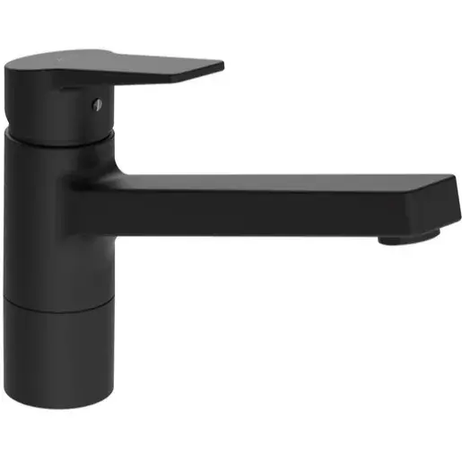 Drezová batéria HANSA TWIST s otočným ramienkom čierna 0914228333