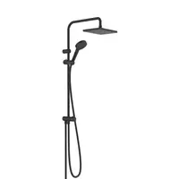 Hansgrohe Vernis Shape sprchový systém na stenu bez batérie čierny mat 26289670