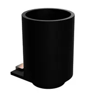 Bemeta Galla držiak kefiek čierna, coffee-gold 108110010