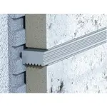 Listela vario dekoračná Havos chróm kartáčovaný, hliník elox, dĺžka 100 cm, výška hrany 5 mm, LVARIO59