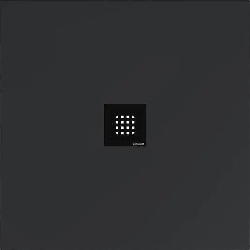 Sprchová vanička štvorcová Polysan Flexia 90x90 cm liaty mramor antracit 71546.51