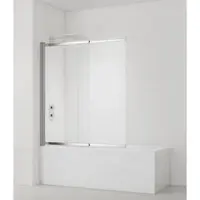 Vaňová zástena SAT Vision 140x120 cm chróm SATVZVI120CRT