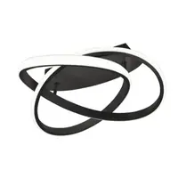 LED stropné osvetlenie Reality Course čierna R62051132