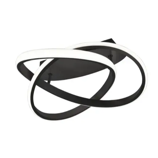 LED stropné osvetlenie Reality Course čierna R62051132