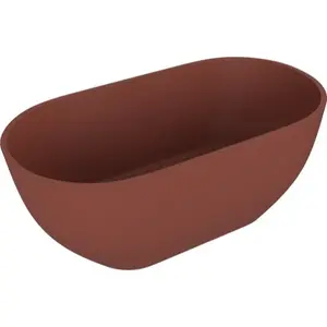 Polysan Reduta voľne stojaca vaňa 150x75 cm liaty mramor ľavá aj pravá hnedá hnědá 71843.71