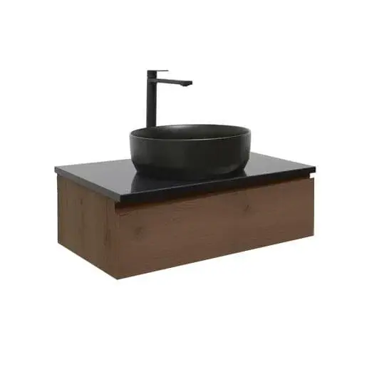 Kúpeľňová skrinka s umývadlom SAT B-Way 59x30x45 cm matný orech BWAY60NUTZUB