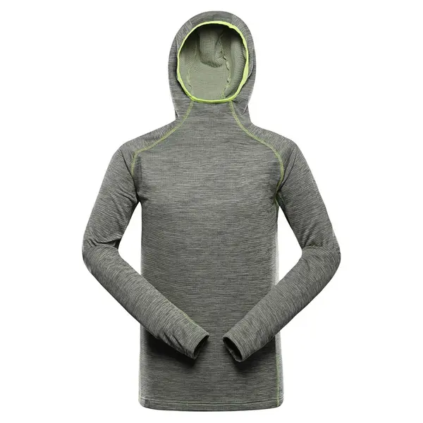 Pánská rychleschnoucí mikina alpine pro rolt zelená l