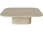Konferenční stolek Eida 100 x 100 cm, více variant - Bolia Varianta: Sand Travertine, výška 28 cm