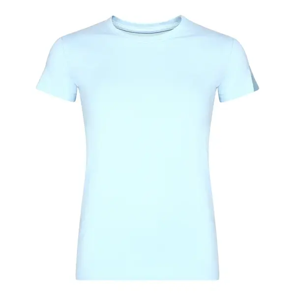 Svetlomodré dámske basic tričko NAX DELENA
