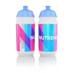 Sportovní láhev Nutrend Tacx Bidon 500 ml bílá s modrorůžovým potiskem