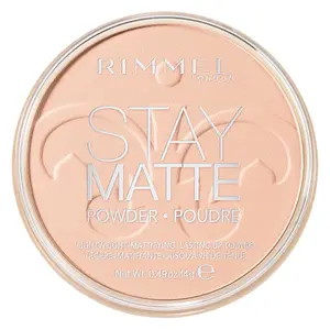 Rimmel Matujúci kompaktný púder Stay Matte 14 g 002 Pink Blossom