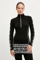 Funkční triko s dlouhým rukávem Newland LADY T-NECK černá barva, N46720.108