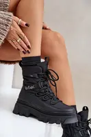 Women's Zip Snow Boots Lee Cooper LCJ-24-47-3144 Black