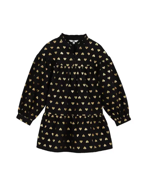 WE Fashion Šaty  zlatá / čierna