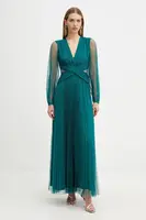 Šaty Twinset tyrkysová barva, maxi, 252TT2021