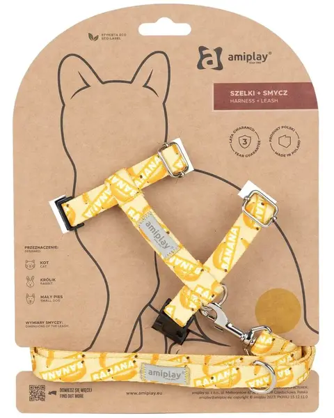 Amiplay Kšíry pro kočku BeHappyCat Banana | Postroje pro kočky | P58705