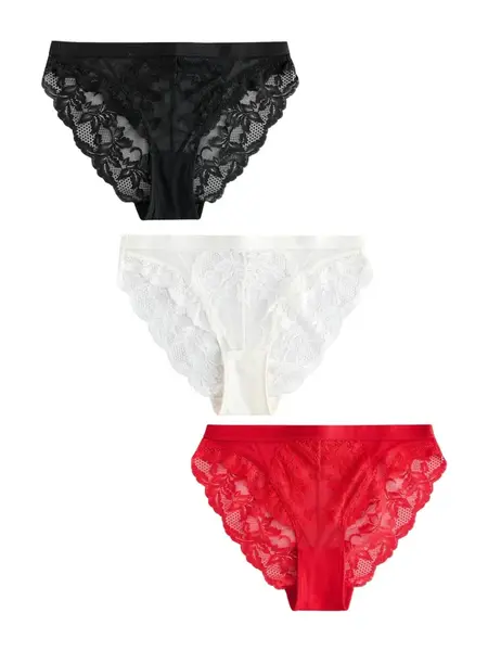 Next Nohavičky  červená / čierna / biela