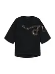 AllSaints Tričko 'AMELIE'  zlatá / čierna / strieborná