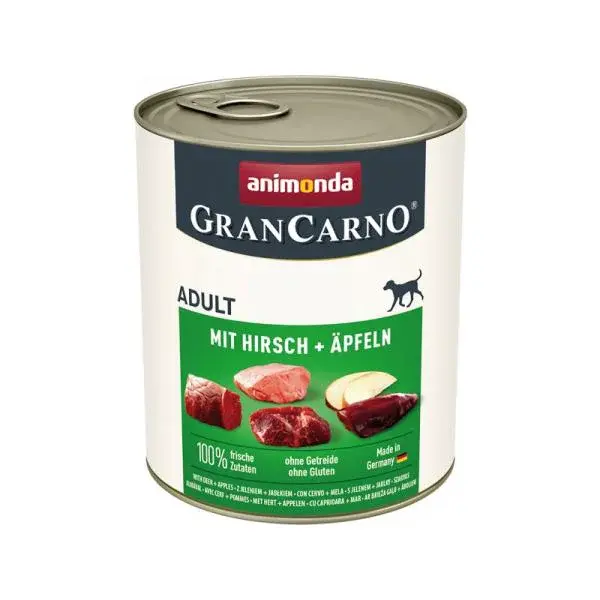 Konzerva Animonda Gran Carno Adult s jelenem a jablky 800g