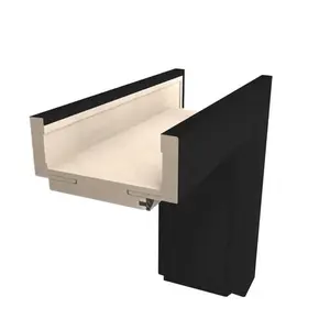 Obložková zárubňa DRE pre hrúbku steny 18-20 cm čierna CPL 80 cm pravá O4CPLC80P