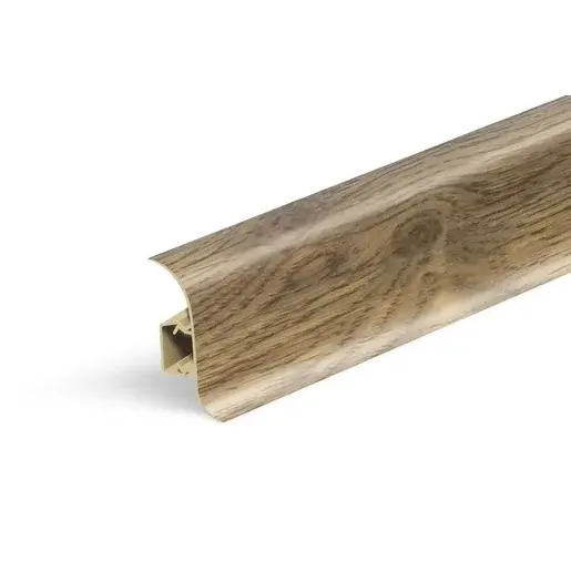 Lišta soklová Naturel dub Argos , PVC dĺžka 250 cm, výška hrany 56 mm, NATNGF0E3