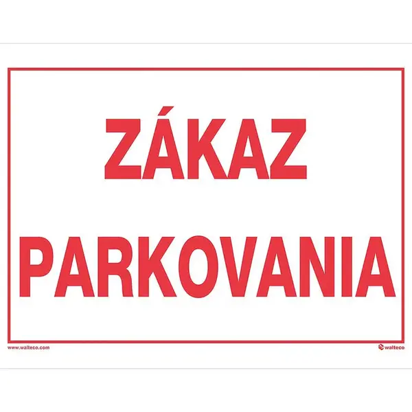 Zákaz parkovania A4