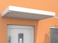 Vchodová strieška GUTTAVORDACH NM 150 x 90 cm biela GU7210703