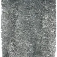 Girland priemer 10 cm dĺžka 2 m striebro 10530