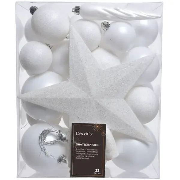 Set 33 ozdob na stromeček 023374