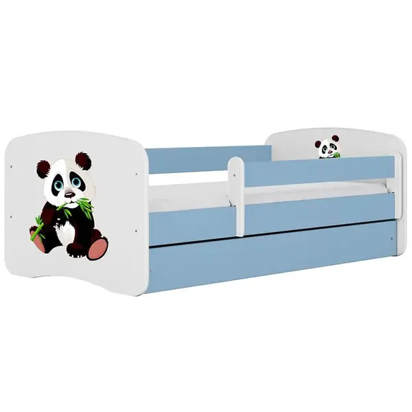 Dětská postel Babydreams+SZ+M modrá 70x140 panda 2