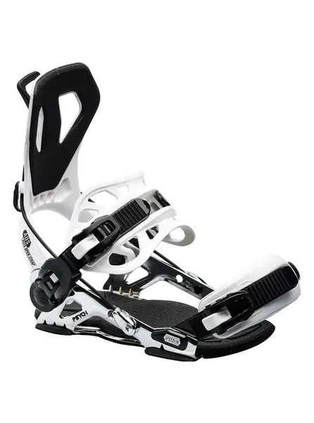 Gnu snowboardové vázání Psych White | Černá | Velikost snb XL