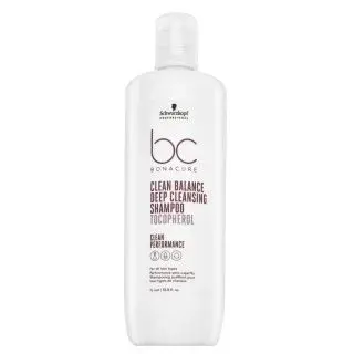 Schwarzkopf Professional BC Bonacure Clean Balance Deep Cleansing Shampoo Tocopherol hloubkově čistící šampon pro všechny typy vlasů 1000 ml