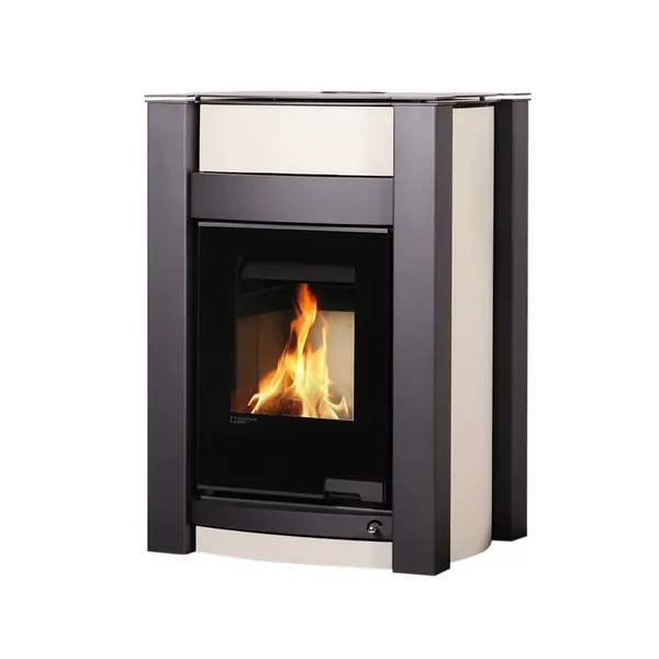 Kachle s výmenníkom AQUAFLAM VARIO KALMAR 11/5kW krémová FLHSF34-016