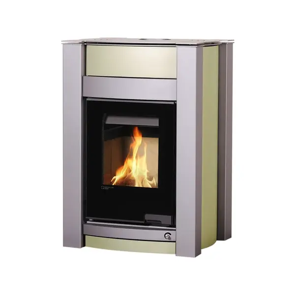 Kachle  s výmenníkom AQUAFLAM VARIO KALMAR 11/5kW olivová FLHSF34-015