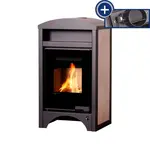 Kachle s výmenníkom AQUAFLAM VARIO BARMA 11/5kW obklad bielený Dub, elektronická regulácia FLHSF34-051